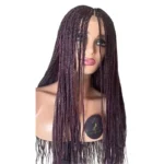 Mix color Leonie style micro braids